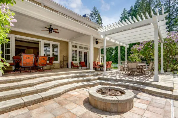 Natural stone patio and paver materials