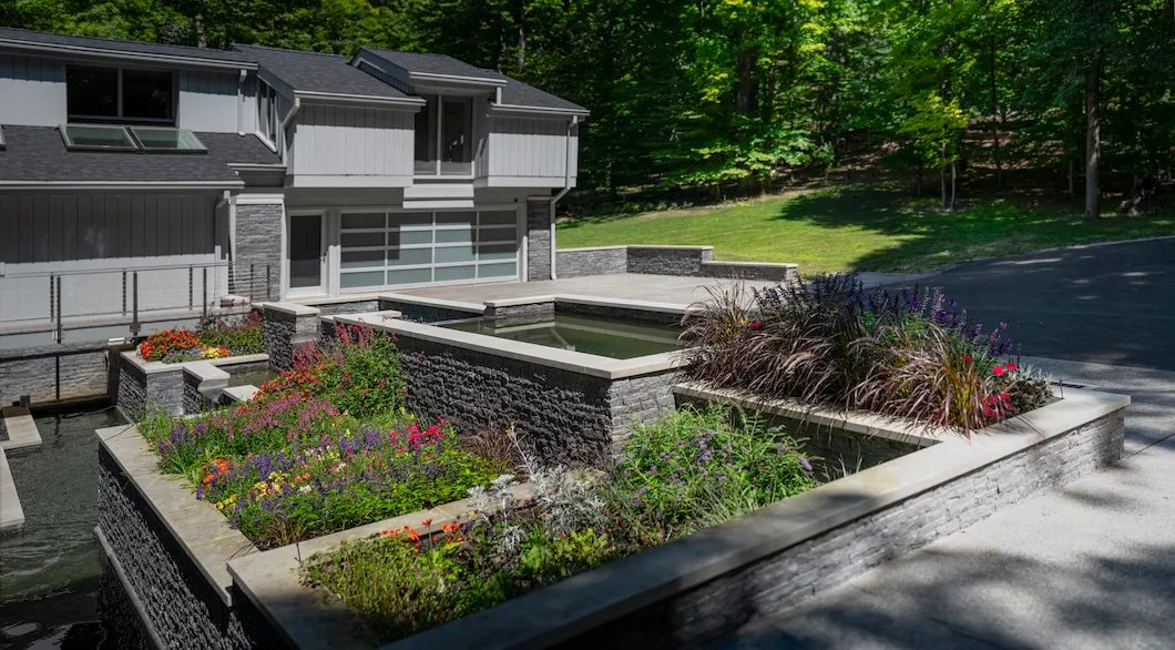 Landscape design in Marshall Township